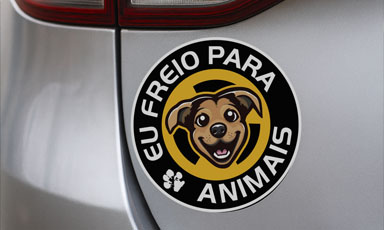 Campanha Eu Freio Para Animais