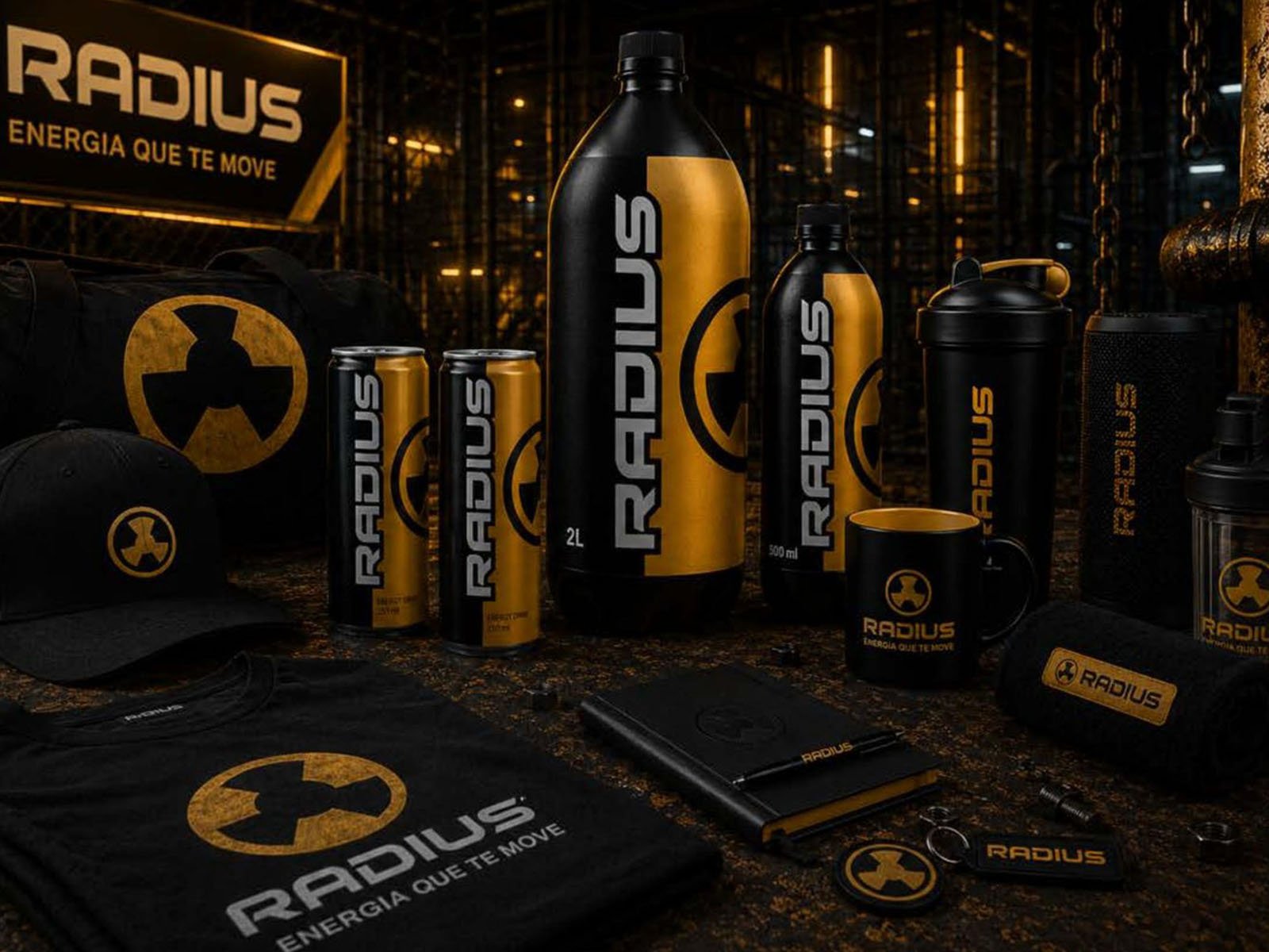 Produtos e merch Radius